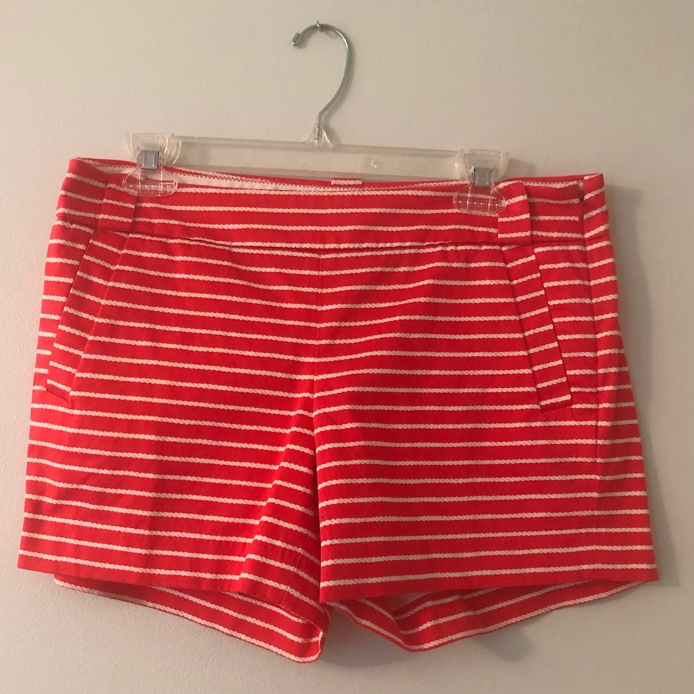 J. CREW PATTERNED DRESS SHORTS